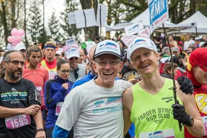 Runners and walkers at a Great Climate Race event.